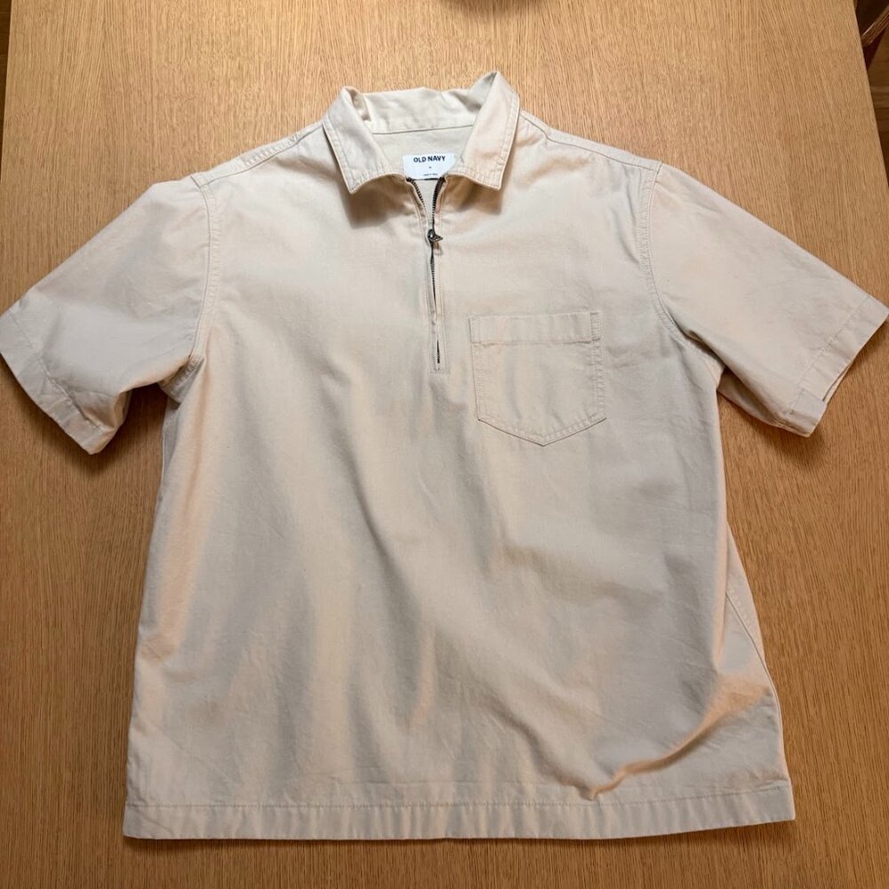 Quarter-Zip Workwear Shirt